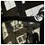 Borsa Tote a Catena CHANEL in Vinile Nero CC Auth ARZ371 - vista 10
