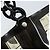 Borsa Tote a Catena CHANEL in Vinile Nero CC Auth ARZ371 - vista 19
