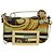 FENDI - VERSACE FENDACE Mamma Baguette Pouch Nylon Nero Oro Auth 166998SM - vista 13