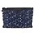 Jimmy Choo Studs Clutch Tasche aus Leder Marine Silber Auth BA11032 Marineblau - Ansicht 13