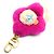 Portachiavi Vivienne Vison Louis Vuitton Rosa Beige - vista 3