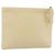 Clutch de cuero vintage con logo CC de Chanel beige - vista 19