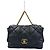 Chanel 19 Maxi Flap Borsa a spalla nera in pelle di agnello Nero