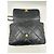 Chanel 19 Maxi Flap Borsa a spalla nera in pelle di agnello Nero - vista 11