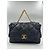 Chanel 19 Maxi Flap Borsa a spalla nera in pelle di agnello Nero - vista 2