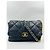 Chanel 19 Maxi Flap Borsa a spalla nera in pelle di agnello Nero - vista 8