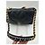 Chanel 19 Maxi Flap Borsa a spalla nera in pelle di agnello Nero - vista 9