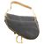 Borsa a Spalla Christian Dior Saddle SJE44001 Blu Beige Bordò - vista 2