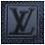 Schal Petit Damier M70030 Louis Vuitton Marineblau - Ansicht 4