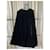 Falda maxi de terciopelo Yves Saint Laurent Negra Negro  - vista 7