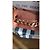 Borsa a spalla Burberry in pelle e tessuto Marrone Multicolore - vista 4