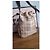 Borsa a secchiello Burberry Nova Check in pelle e tela Marrone Beige - vista 2