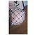 Borsa tote Burberry Check in pelle beige Marrone Nero Bianco Rosso - vista 10