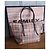 Borsa tote Burberry Check in pelle beige Marrone Nero Bianco Rosso - vista 2