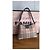 Borsa a spalla Burberry in tela Haymarket Nero Beige - vista 2