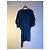 Vestido azul de viscose Diane Von Furstenberg - vista 3