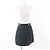 Timeless Falda de algodón y rayón Chanel P49277 Negro Blanco - vista 2