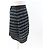 Timeless Falda de algodón y rayón Chanel P49277 Negro Blanco - vista 3