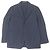 Autre Marque Chaqueta de Lana Rayada Sartorio Azul Azul marino