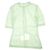 Autre Marque Polyester-Oberteil mit Marmor-Druck und Karomuster von Mame Kurogouchi Grün