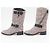 Timeless Chanel COCO Mark Tweed-Lederstiefel Mehrfarben - Ansicht 3