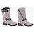 Timeless Chanel COCO Mark Tweed-Lederstiefel Mehrfarben - Ansicht 4