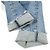 Autre Marque Pantalones de denim UWB tapered HYKE Azul - vista 10