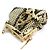 Fendi FENDI FIRST NANO Python-Kettenbeutel Braun - Ansicht 4