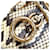 Fendi FENDI FIRST NANO Python-Kettenbeutel Braun - Ansicht 8