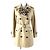Abrigo Trench de Algodón y Poliéster Coach F21833 Beige