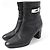 Botines de cuero Saint Germain de Hermès Negro