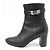 Botines de cuero Saint Germain de Hermès Negro - vista 5