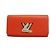 Cartera Larga Twist de Cuero Epi Louis Vuitton Roja