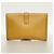 Bolso Clutch Jige PM de Hermès en Cuero Ardennes Dorado - vista 9