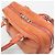 Sac à main Loewe Amazona 28 en daim et cuir Orange - vue 8