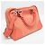 Sac à main Loewe Amazona 28 en daim et cuir Orange - vue 9