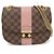 Borsa a Spalla Donna Louis Vuitton Damier Wight N64418 Marrone Rosa