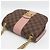 Borsa a Spalla Donna Louis Vuitton Damier Wight N64418 Marrone Rosa - vue 7