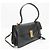 Prada Soft Sound mittelgroße Lederhandtasche Schwarz - Ansicht 7