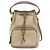 Borsa a sacco in jacquard con logo Prada Marrone Marrone scuro