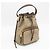 Borsa a sacco in jacquard con logo Prada Marrone Marrone scuro - vista 7