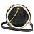 Borsa a spalla rotonda con catena Coco Mark di Chanel Nero Beige
