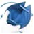 Borsa a Spalla Aline Mini di Hermès Blu  - vista 4