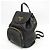 Mochila de couro feminina Prada VIT.DAINO Preto - vista 10
