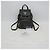 Mochila de couro feminina Prada VIT.DAINO Preto - vista 2