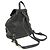 Mochila de couro feminina Prada VIT.DAINO Preto - vista 3
