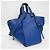 Borsa a mano Hammock Medium Loewe in pelle blu - vista 10