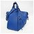 Borsa a mano Hammock Medium Loewe in pelle blu - vista 9