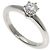 Tiffany & Co. Solitär-Diamantring aus Platin