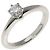 Tiffany & Co. Solitär-Diamantring aus Platin - Ansicht 2